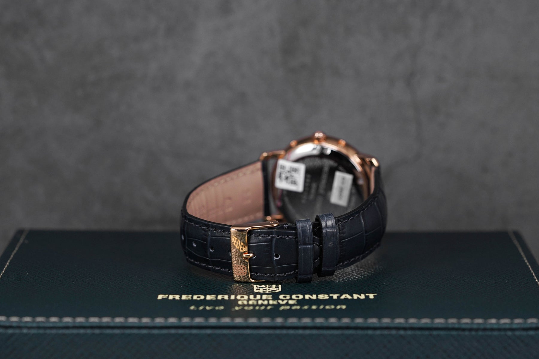 CLASSICS BUSINESS TIMER MOONPHASE ROSEGOLD-PLATED STEEL BLUE DIAL (2025)