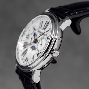 CLASSICS BUSINESS TIMER MOONPHASE WHITE DIAL (2025)