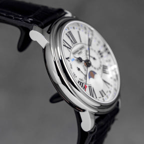CLASSICS BUSINESS TIMER MOONPHASE WHITE DIAL (2025)