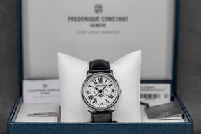 CLASSICS BUSINESS TIMER MOONPHASE WHITE DIAL (2025)