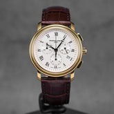 CLASSICS QUARTZ CHRONOGRAPH YELLOWGOLD-PLATED STEEL SILVER DIAL (2025)