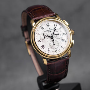 CLASSICS QUARTZ CHRONOGRAPH YELLOWGOLD-PLATED STEEL SILVER DIAL (2025)