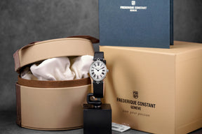 CLASSICS ART DECO OVAL STEEL MOP DIAL LEATHER STRAP (2025)