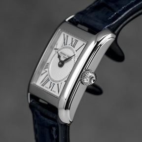 CLASSICS CAREE STEEL WHITE DIAL LEATHER STRAP (2025)