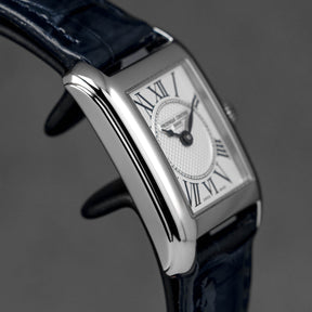 CLASSICS CAREE STEEL WHITE DIAL LEATHER STRAP (2025)
