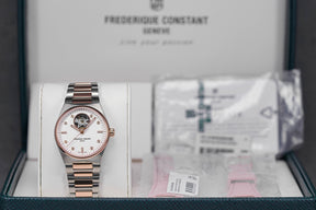 HIGHLIFE HEART BEAT TWOTONE ROSEGOLD-PLATED STEEL SILVER DIAL (2025)