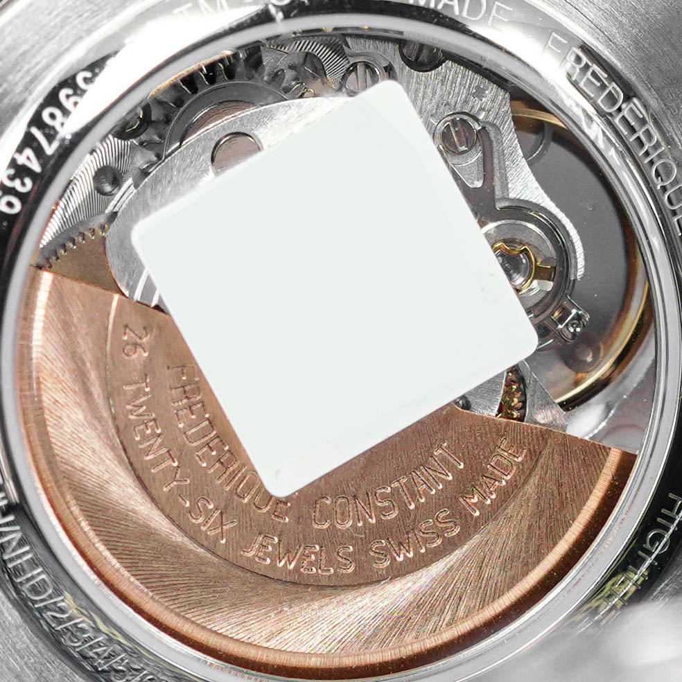 HIGHLIFE HEART BEAT TWOTONE ROSEGOLD-PLATED STEEL SILVER DIAL