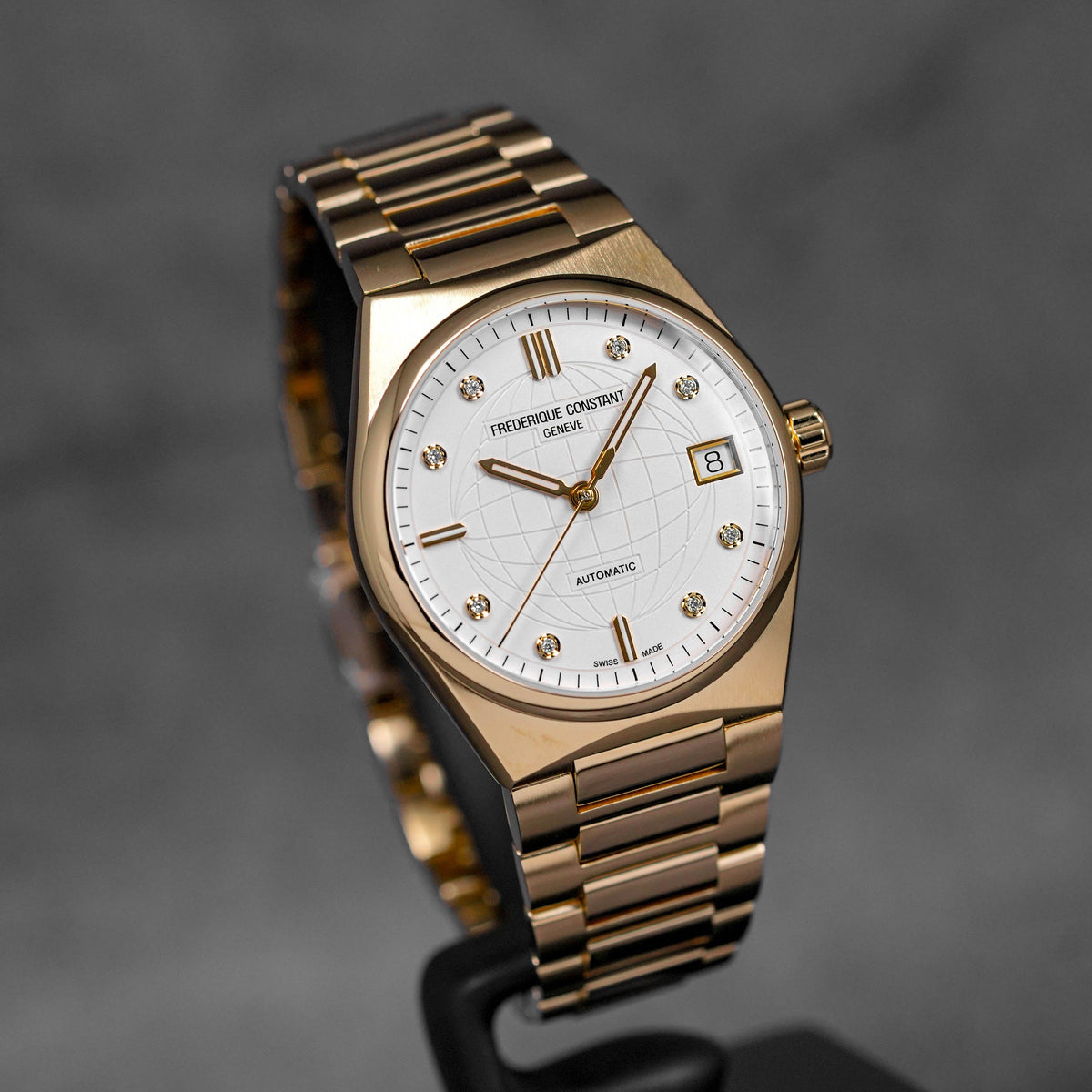 HIGHLIFE YELLOWGOLD-PLATED STEEL SILVER DIAL