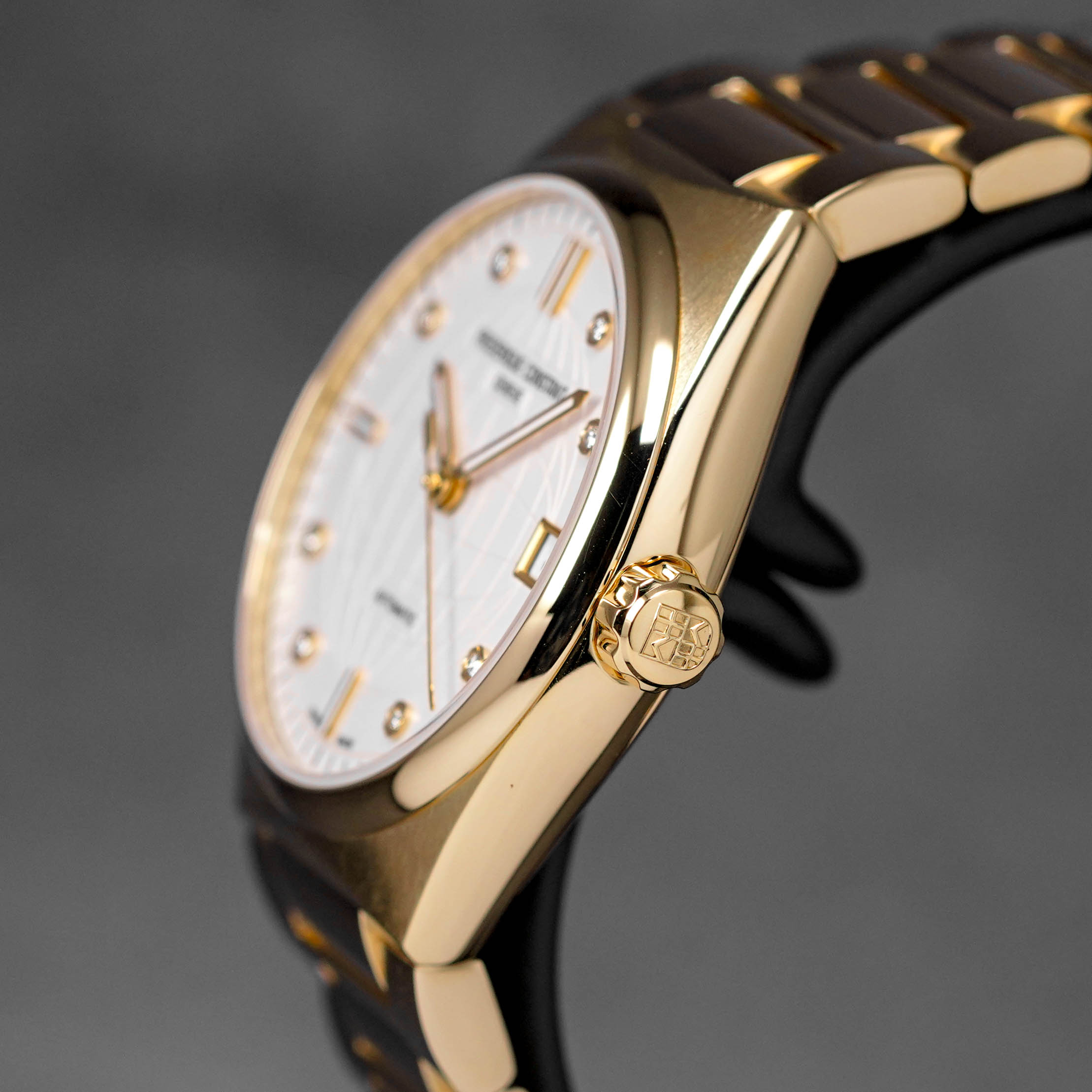 HIGHLIFE YELLOWGOLD-PLATED STEEL SILVER DIAL
