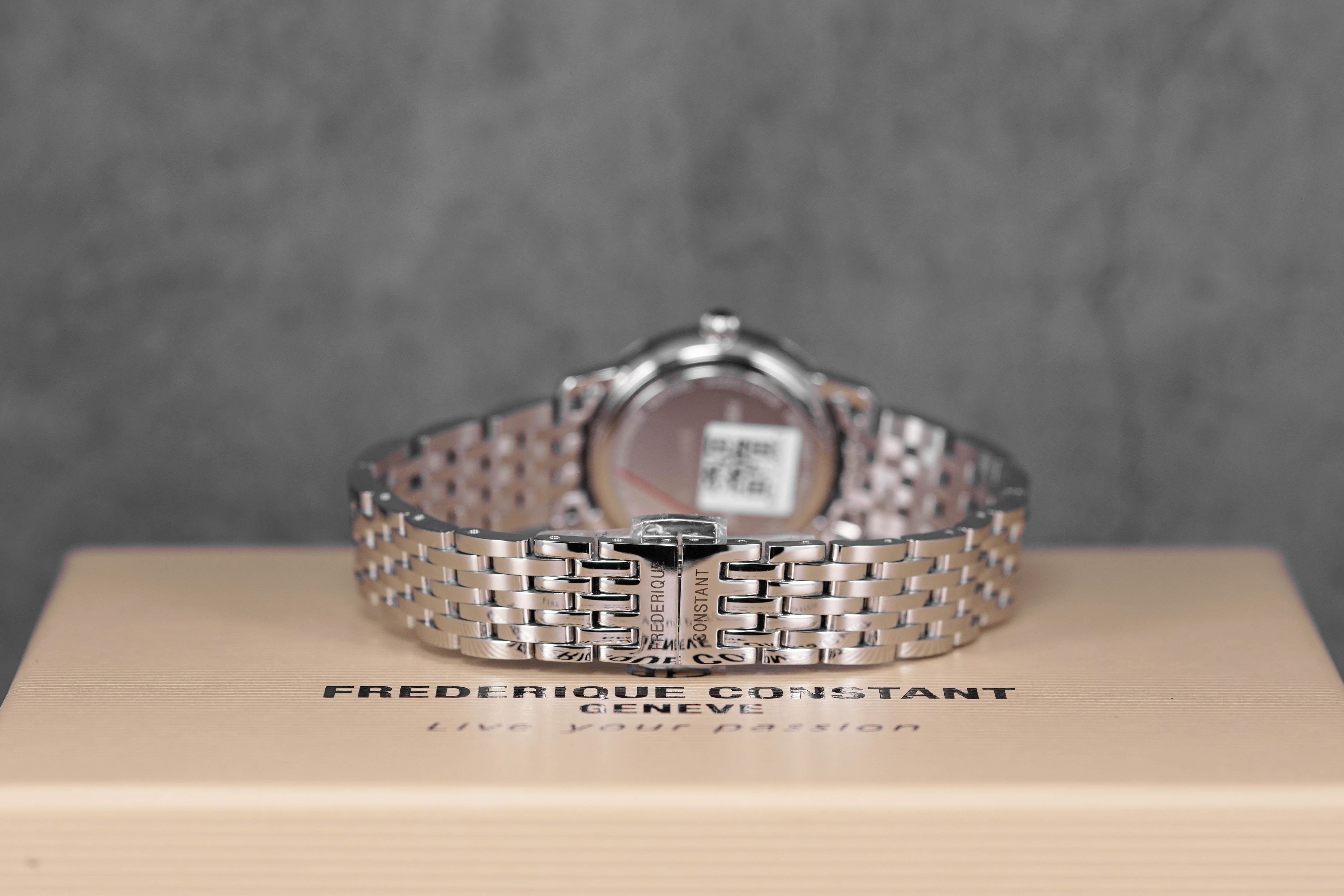 SLIMLINE MOONPHASE BLACK MOP DIAMOND DIAL