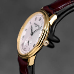 SLIMLINE SMALL SECONDS YELLOWGOLD-PLATED STEEL SILVER ROMAN DIAL (2025)