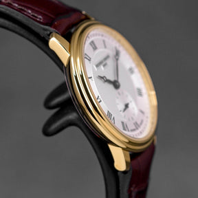 SLIMLINE SMALL SECONDS YELLOWGOLD-PLATED STEEL SILVER ROMAN DIAL (2025)