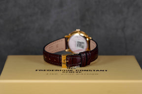 SLIMLINE SMALL SECONDS YELLOWGOLD-PLATED STEEL SILVER ROMAN DIAL (2025)