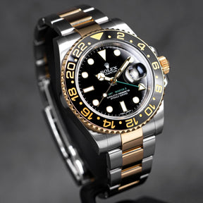 GMT MASTER-II TWOTONE YELLOWGOLD BLACK DIAL (2016)