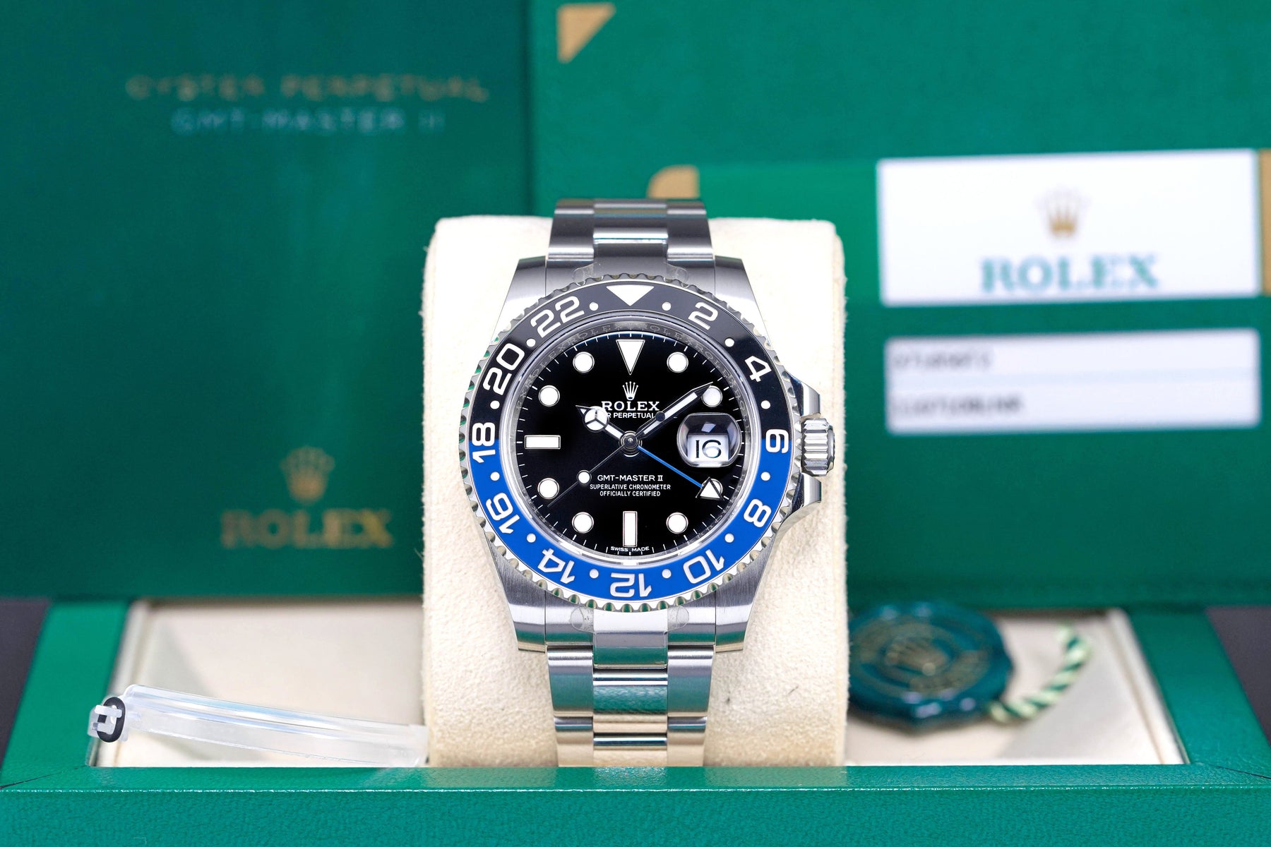 ROLEX GMT MASTER-II 'BATMAN' (2018) OMNILUXE - Main Image