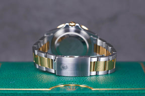 GMT MASTER-II TWOTONE YELLOWGOLD CHAMPAGNE DIAL DIAMOND INDEX WITH RUBY 'S SERIES' (CIRCA 1993)