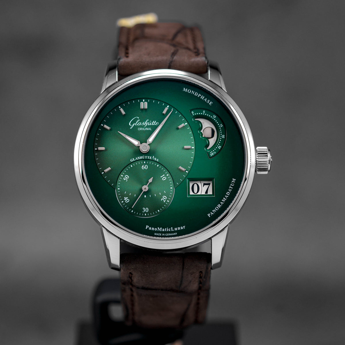 Harga Glashutte Panomaticluner Green