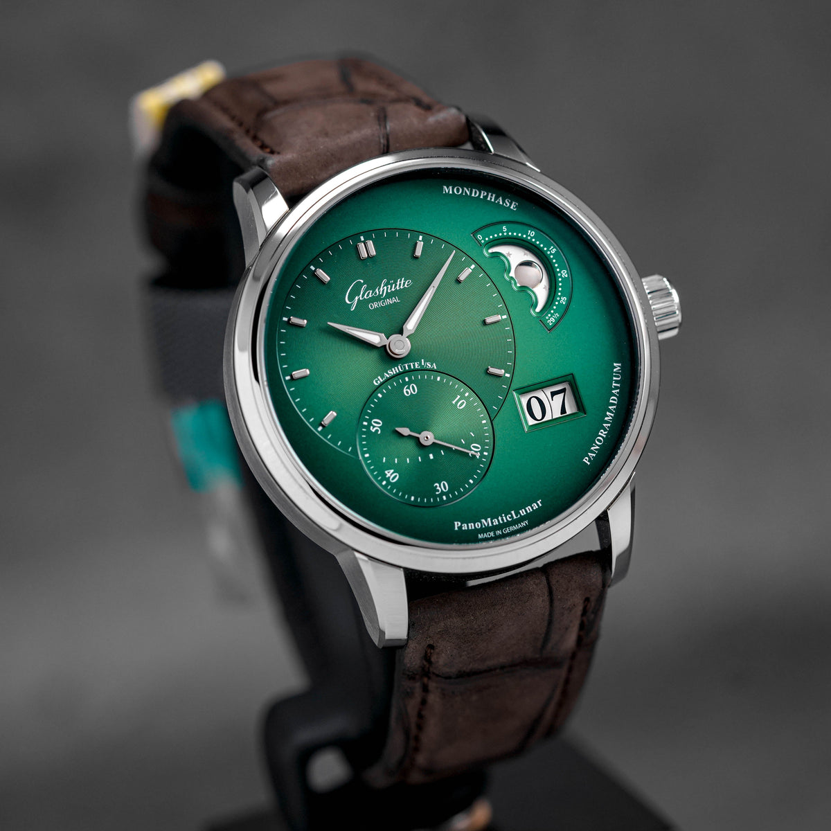 Harga Glashutte Panomaticluner Green