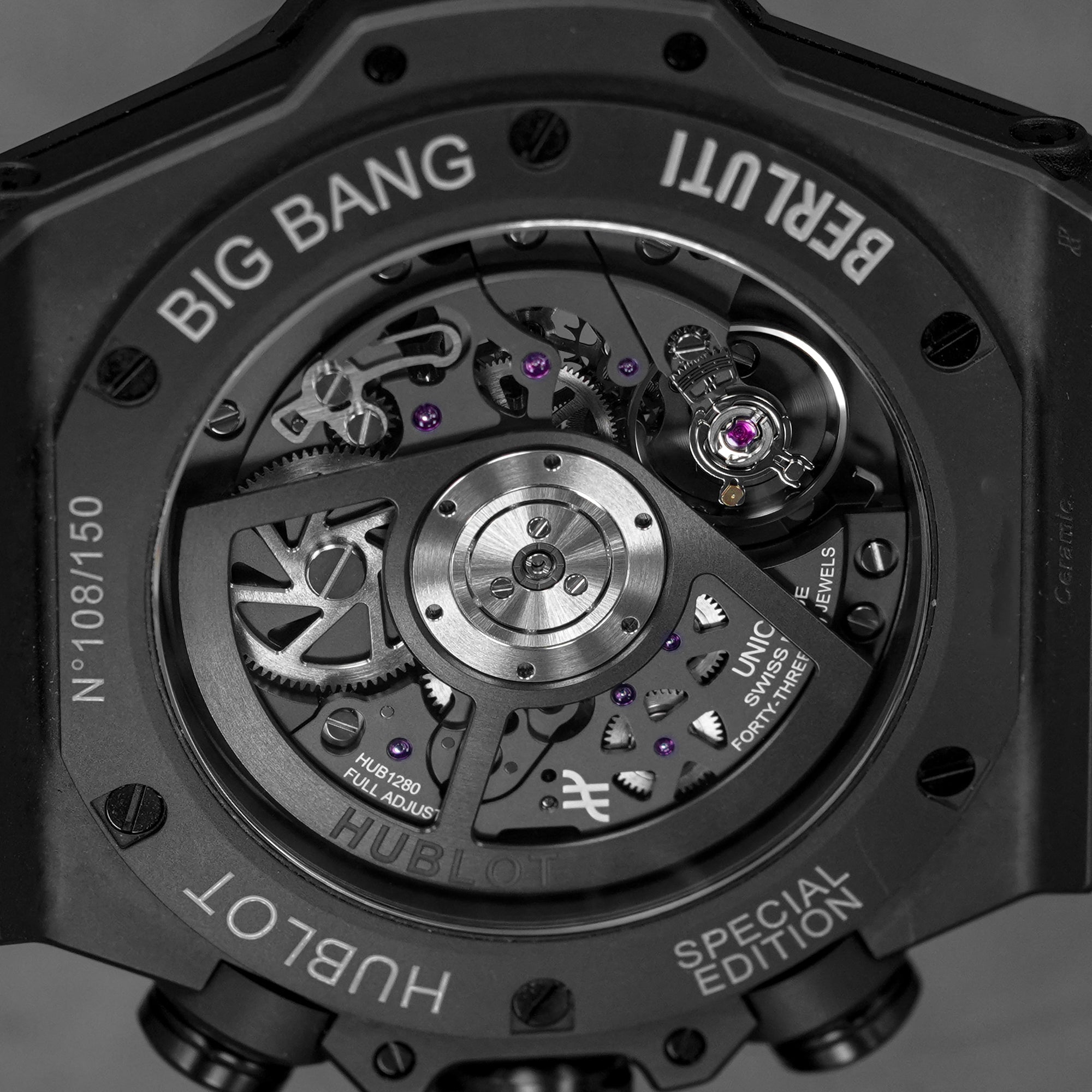 BIG BANG UNICO BERLUTI NERO GRIGIO CERAMIC 44MM JAPAN LIMITED EDITION (2025)