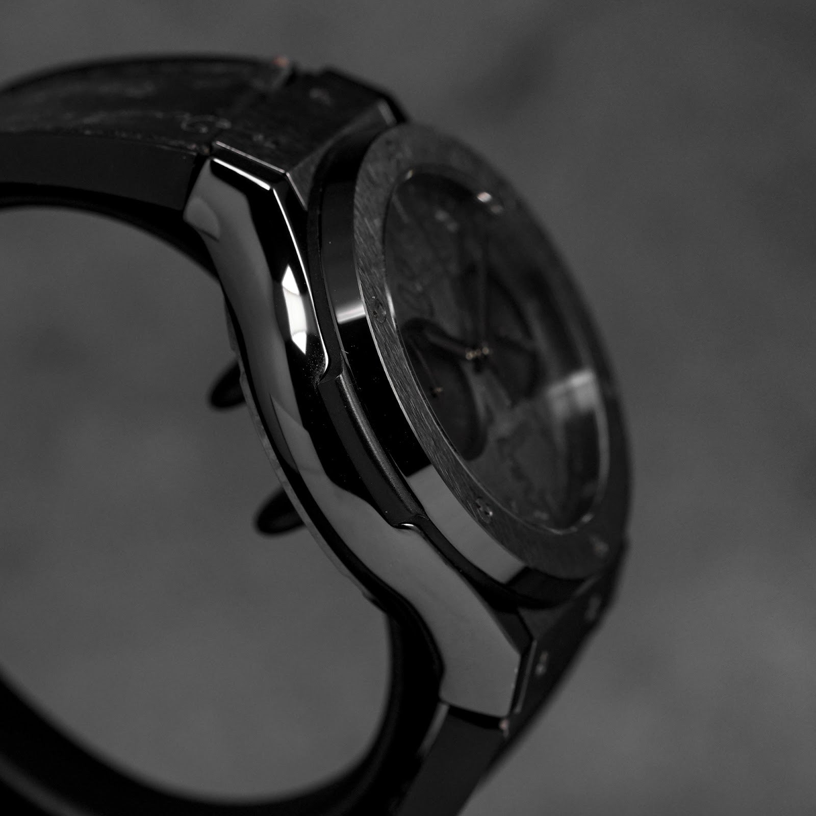 CLASSIC FUSION CHRONOGRAPH 45MM BERLUTI SCRITTO ALL BLACK (UNDATED)