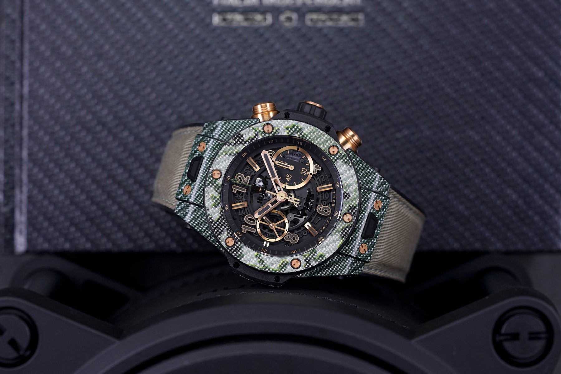 BIG BANG UNICO 45MM ITALIA INDEPENDENT GREEN CAMO (2016)