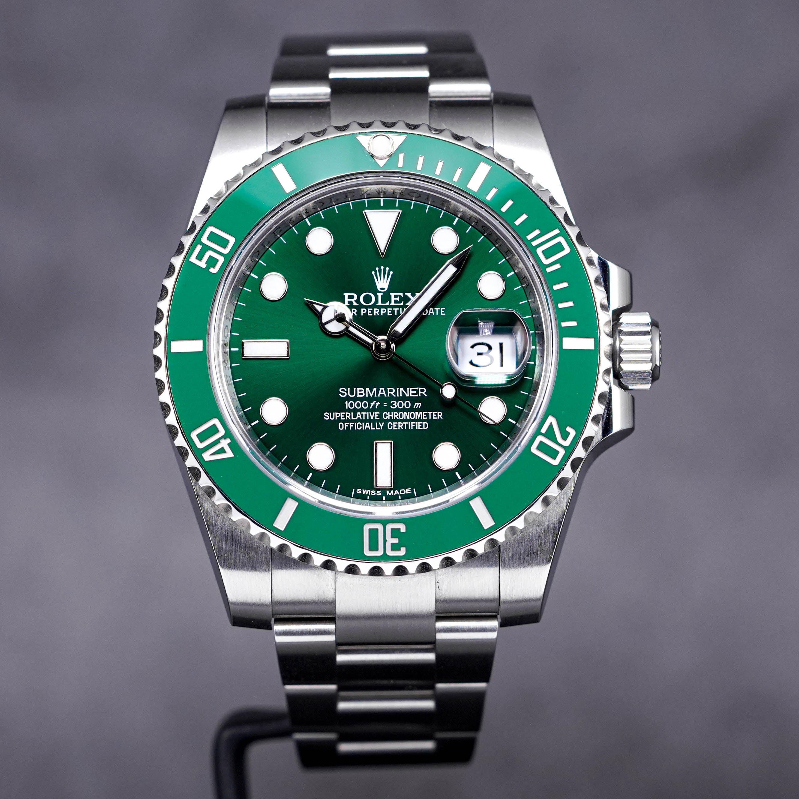 ROLEX SUBMARINER DATE 40MM 'HULK' (2014) OMNILUXE