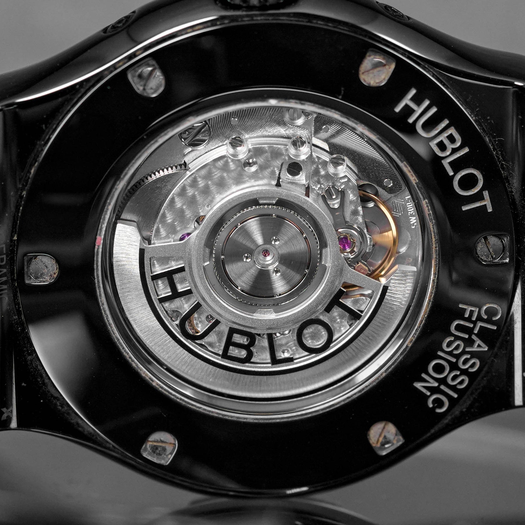 CLASSIC FUSION 45MM AEROFUSION MOONPHASE BLACK MAGIC CERAMIC (2018)