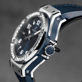 BIG BANG 38MM STEEL BLUE DIAMONDS (2019)