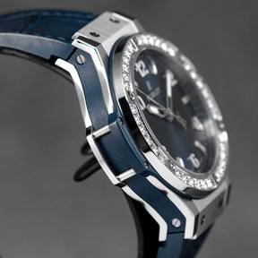 BIG BANG 38MM STEEL BLUE DIAMONDS (2019)