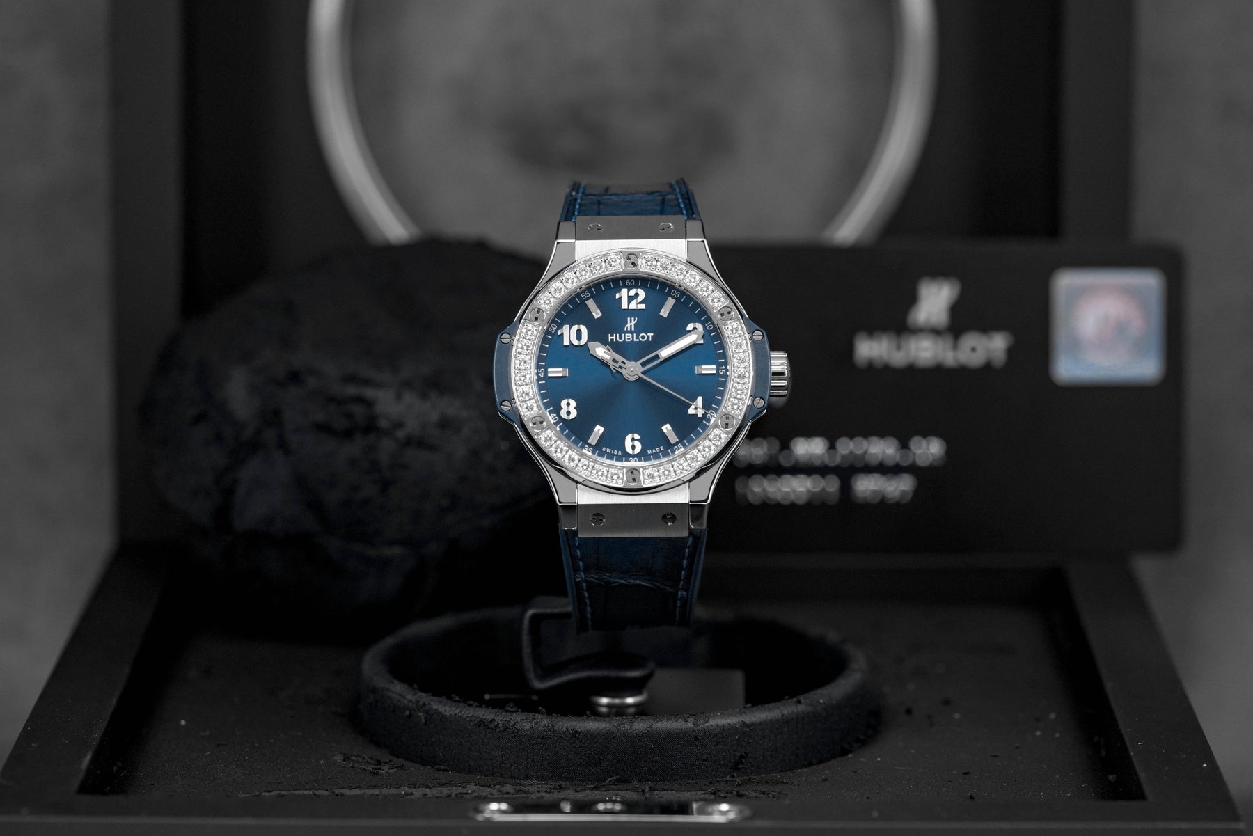BIG BANG 38MM STEEL BLUE DIAMONDS (2019)