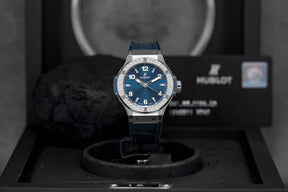 BIG BANG 38MM STEEL BLUE DIAMONDS (2019)