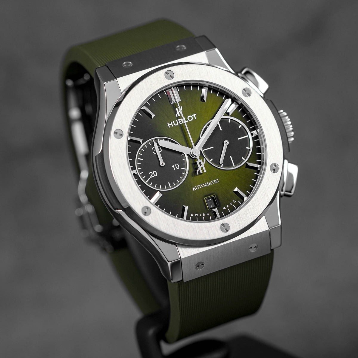 Harga Hublot Classic Fusion Chrono Green Terbaru