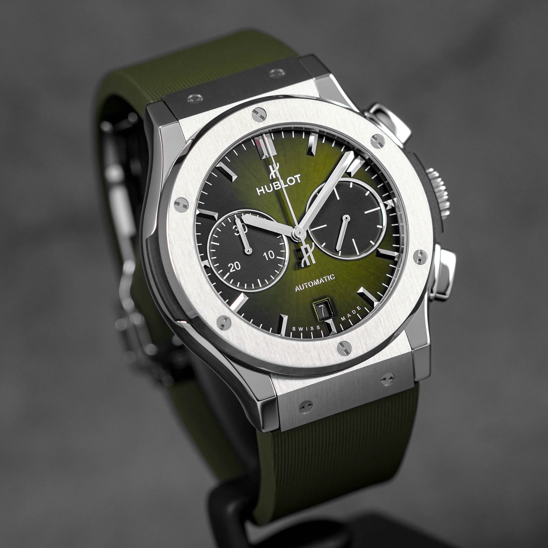 Harga Hublot Classic Fusion Chrono Green Terbaru