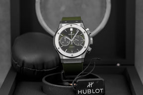 Harga Hublot Classic Fusion Chrono Green Terbaru