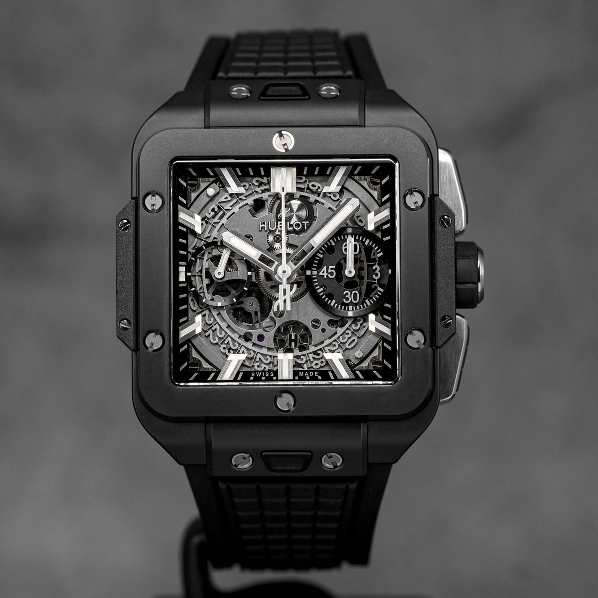 Harga Hublot Square Bang Unico Black Magic