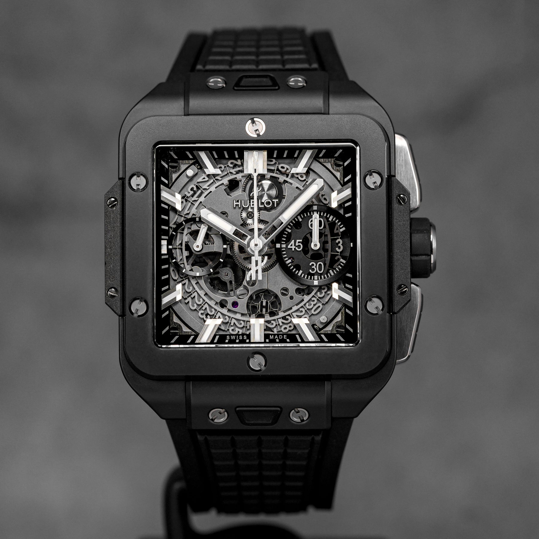 Harga Hublot Square Bang Unico Black Magic