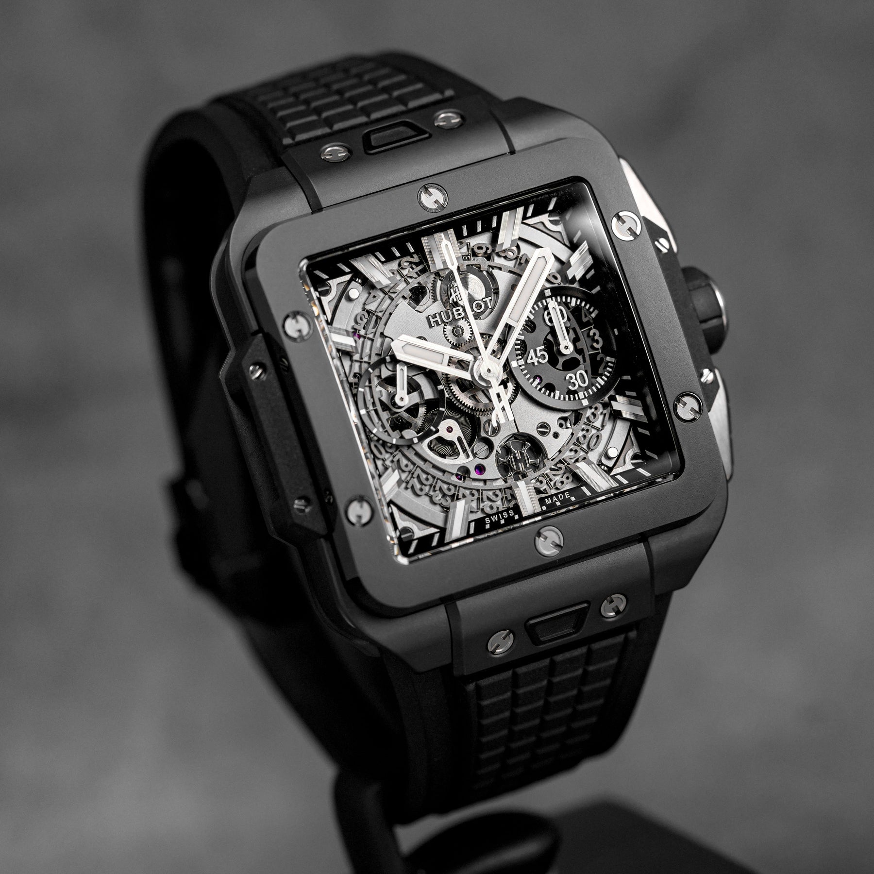 Harga Hublot Square Bang Unico Black Magic