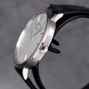 SAXONIA THIN WHITE GOLD SILVER DIAL (2015)