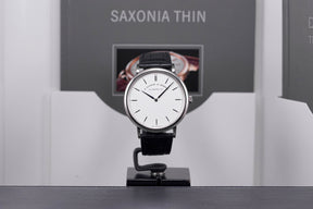 SAXONIA THIN WHITE GOLD SILVER DIAL (2015)