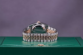 DATEJUST TWOTONE ROSEGOLD WHITE COMPUTERIZED DIAMOND (2017)