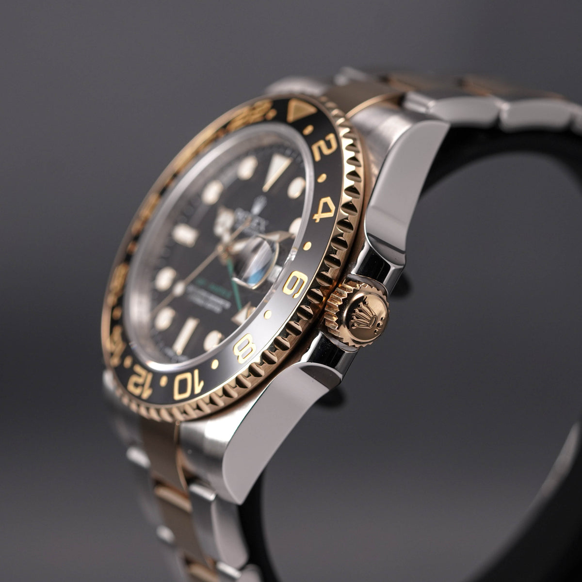 GMT MASTER-II TWOTONE YELLOWGOLD BLACK DIAL (2013)