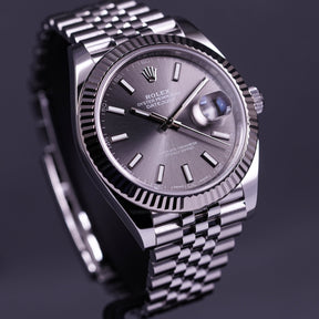 DATEJUST FLUTED JUBILEE RHODIUM DIAL (2019)