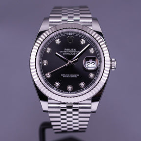 ROLEX DATEJUST BLACK DIAMOND JUBILEE