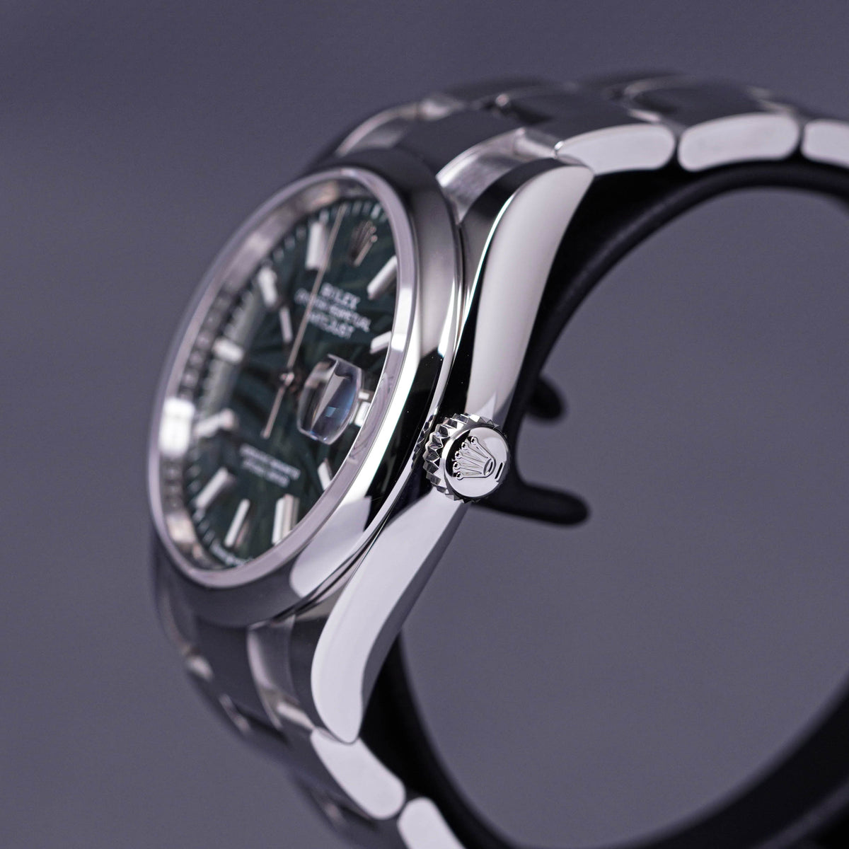 DATEJUST 36 DOMED OYSTER GREEN PALM DIAL (2022)