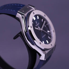 CLASSIC FUSION 38MM TITANIUM BLUE DIAL (2021)