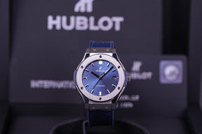 CLASSIC FUSION 38MM TITANIUM BLUE DIAL (2021)