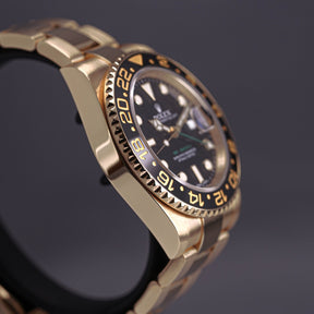 GMT MASTER-II YELLOWGOLD BLACK DIAL (2016)