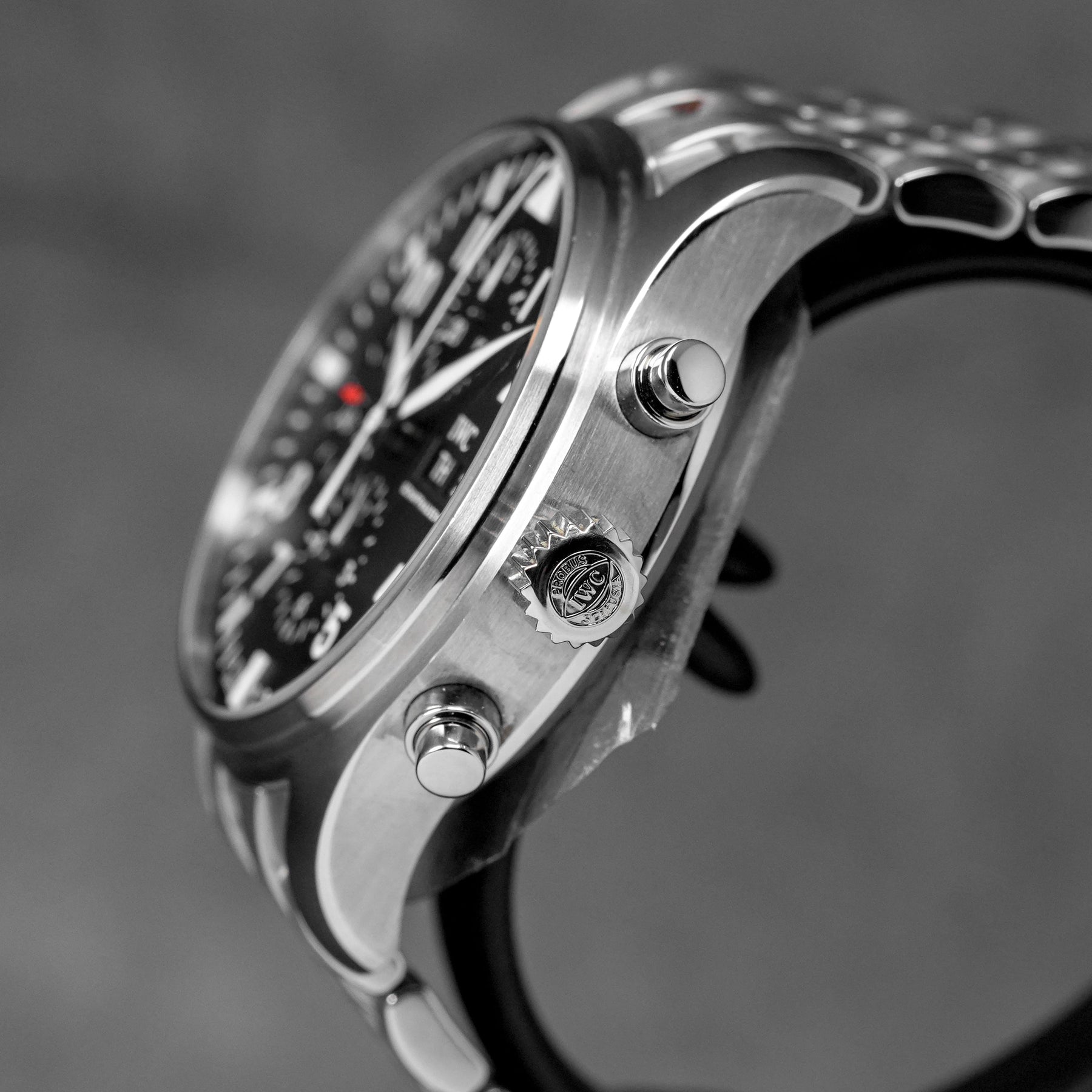 Harga IWC Pilot Chronograph Black