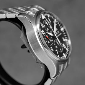 Harga IWC Pilot Chronograph Black