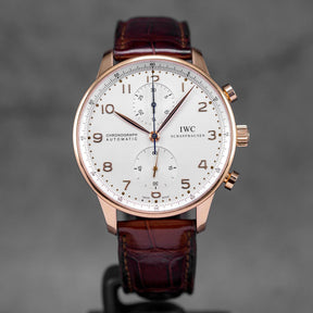 PORTUGIESER ROSEGOLD CHRONOGRAPH SILVER DIAL (WATCH ONLY)